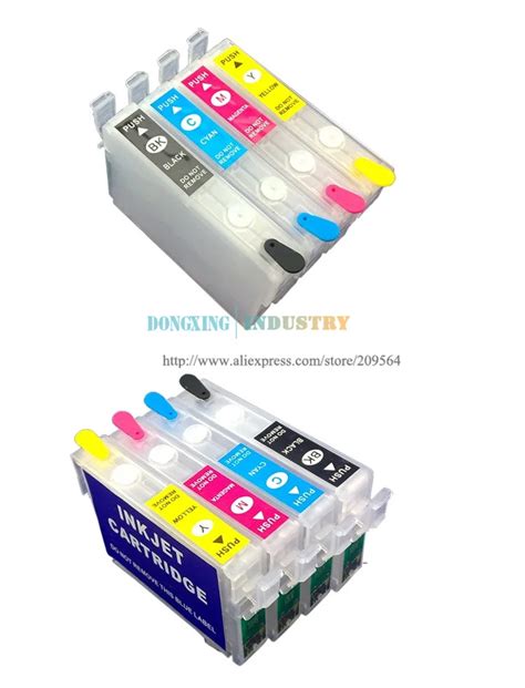 T1271 126 127 Refillable Ink Cartridges For Epson Nx330 Nx430 Work