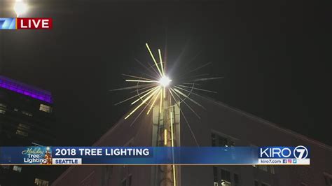 Watch Downtown Seattle Tree Lighting Ceremony At Westlake Center