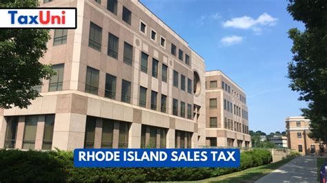 Rhode Island Sales Tax 2024 2025