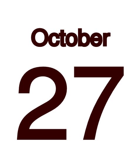 October 27 Clip Art At Vector Clip Art Online Royalty Free