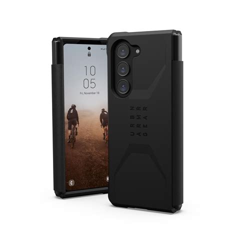 Uag Case For Samsung Galaxy Z Fold 5 2023 Civilian Black Premium