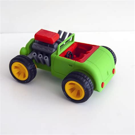 D Printable Cute Hot Rod Cabrio By Petr