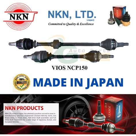 Made In Japan Nkn Drive Shaft Toyota Vois Ncp150 2013 2018 Shopee