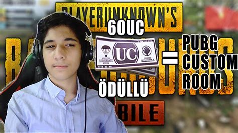 Uc D Ll Custoom Room Kuruyoruz Pubg Mob Le Canli Yayin Youtube