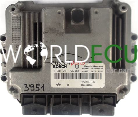 ECU ENGINE CONTROLLER RENAULT MEGANE SCENIC 1 9 DCI BOSCH 0281011776 0