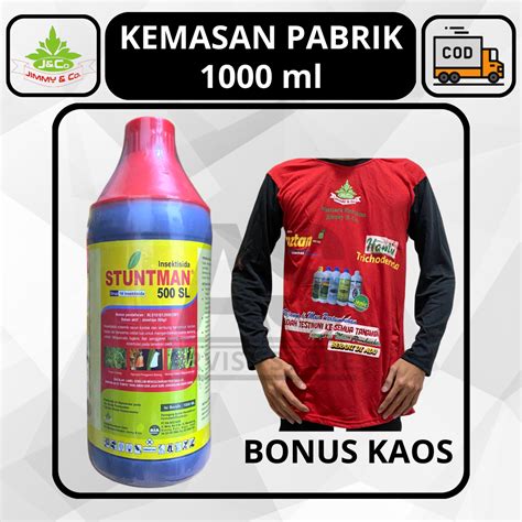 Insektisida STUNTMAN 500SL 1000ml BONUS KAOS Bahan Aktif Dimehipo 500 G