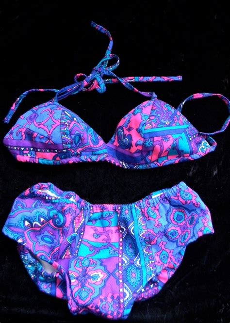 Vintage Megan Draper Bikini Psychedeluc Bikini Swimsuit Pucci Etsy