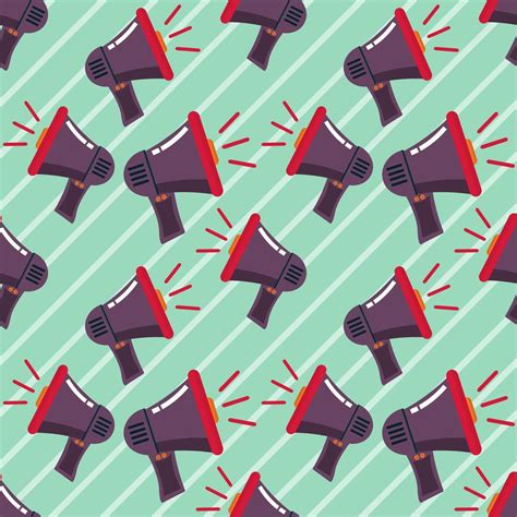 megaphone seamless pattern illustration 1910947 Vector Art at Vecteezy