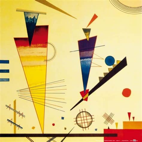 Vassily Kandinsky Poster Reproduction Structure Joyeuse 1926 40 X