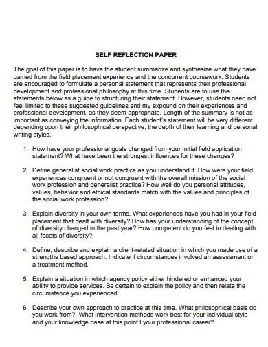 Reflection Paper 29 Examples How To Write PDF