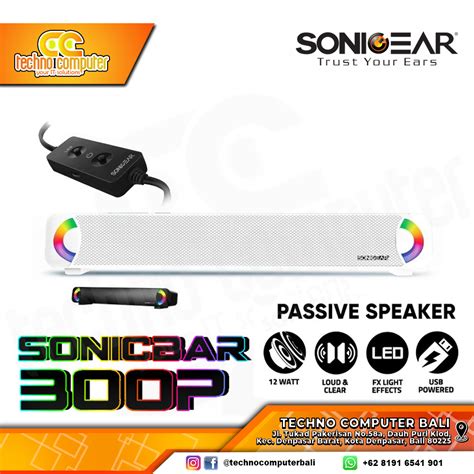 SPEAKER SONICGEAR SONICBAR 300P WHITE