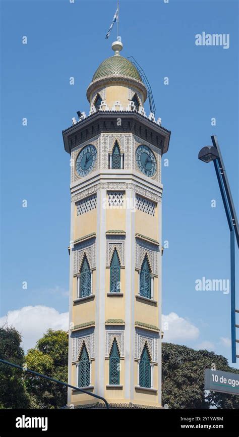 The Torre Morisca Historic Clock Tower In Downtown Guayaquil Ecuador