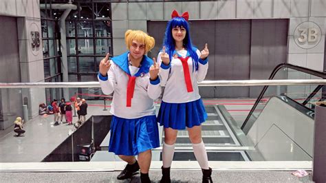 Self Popuko And Pipimi From Pop Team Epic R Cosplay