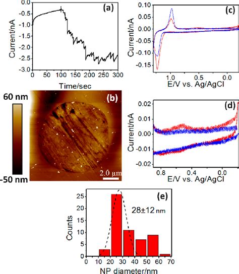 Pt Np Electroactive Surface Area Determination On A Au Ume Before