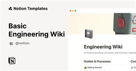 Basic Engineering Wiki 2024 Template Notion Marketplace