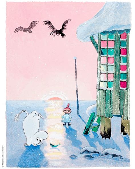 Moominland Midwinter Colour Illustrations Blog Moomin