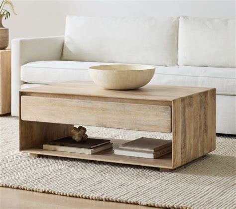 23 Stunning Wooden Coffee Tables with Storage - Happily Inspired