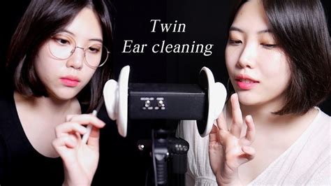 Asmr 쌍둥이 귀청소 오르골bgm Twin Ear Cleaning No Talking Youtube