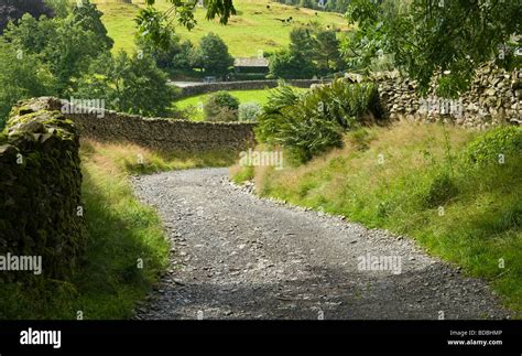 Dry Stone Wall In The Lake District Cumbria England Stock Photo Alamy