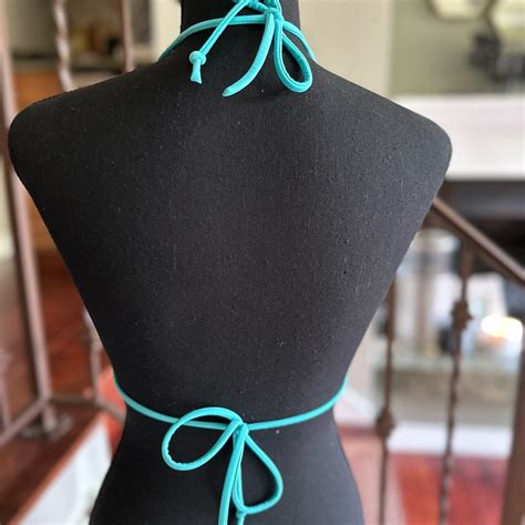Victorias Secret Beaded Triangle Bikini Top 32b Gem
