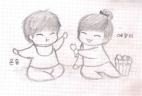 Cute Chibi Couple Drawing At Explore Collection Of