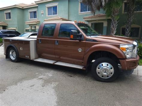 2011 Ford F 550 Super Duty Xlt Rv Hauler For Sale In West Palm Beach Fl