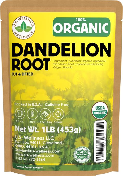 Amazon Traditional Medicinals Tea Organic Roasted Dandelion Root