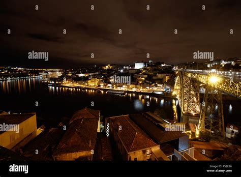 Porto bridge at night II Stock Photo - Alamy