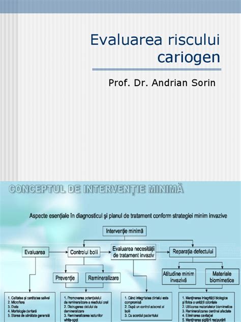 PDF Curs 13 An III Evaluarea Riscului Cariogen DOKUMEN TIPS