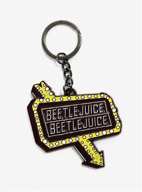 Beetlejuice Neon Sign Key Chain | BoxLunch