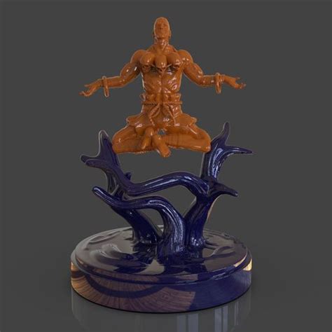 T L Charger Fichier Sculpture De Puissance Dhalsim Yoga Mod Le