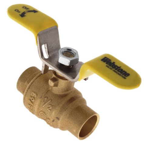 51702wt Webstone 51702wt 1 2 Sweat Full Port Ball Valve W T Handle Lead Free