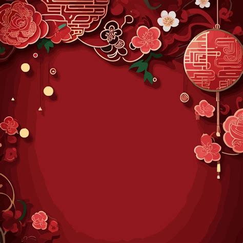 Premium Vector Vector Flat Chinese New Year Background