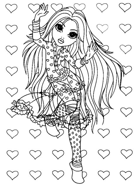 Moxie Girlz Coloring Pages Sketch Coloring Page