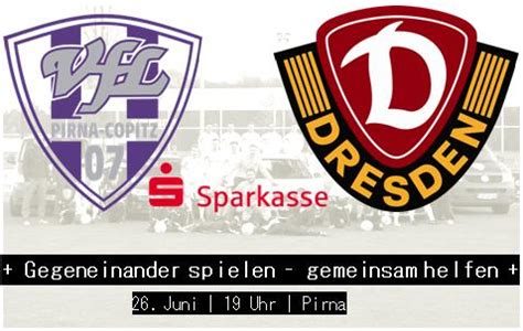 VfL startet Vorverkauf für Dynamo Spiel VfL Pirna Copitz 07 e V