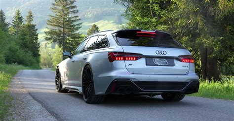 This 700 Hp 2023 Abt Audi Rs6 S Avant In Florett Silver Matte Is A True Silver Bullet