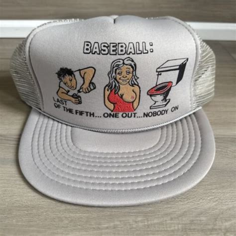 Rare Vintage Sex Baseball Mesh Trucker Hat Funny Novelty Funny Sexy Hat New Ebay