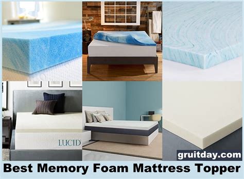 Top 10 Best Memory Foam Mattress Toppers 2023