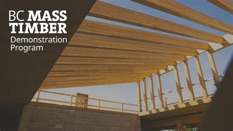 BC Mass Timber Demonstration Program YouTube