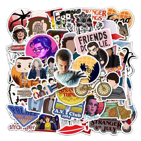 Jual Stranger Things Sticker Pack 50pcs Shopee Indonesia