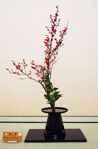 Ikebana Ikenobo In Original Ikenobo Usabata I Had The Luck Flickr