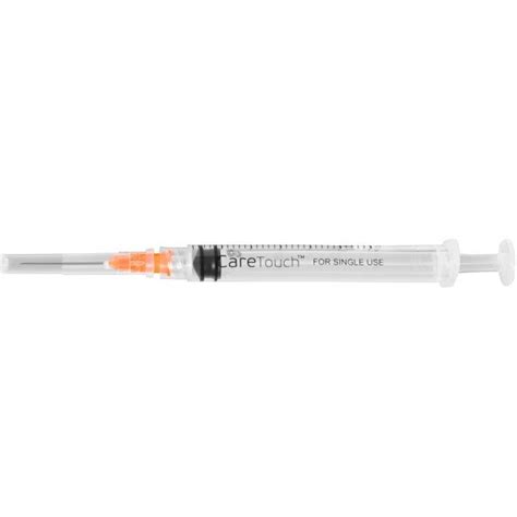 Packs of 10- 3 CC Syringe with 23 gauge 1 in’ injection needle ...