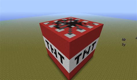 Giant wool TNT block Minecraft Project