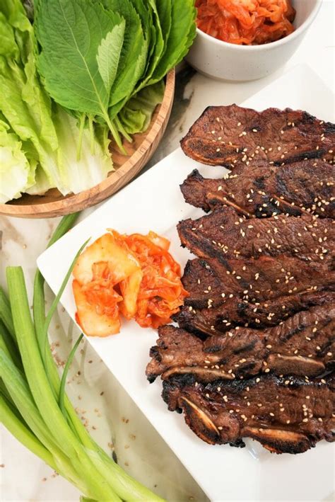 Korean Marinated Short Ribs La Galbi Cj Eats Recipes