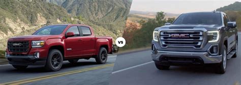 2022 Gmc Canyon Vs 2021 Gmc Sierra Hendrick Buick Gmc Cary