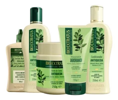 Kit Jaborandi Anti Queda Bio Extratus Crescimento 5 Produtos