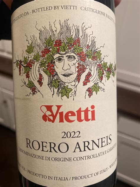 2022 Vietti Roero Arneis Italy Piedmont Alba Roero Cellartracker