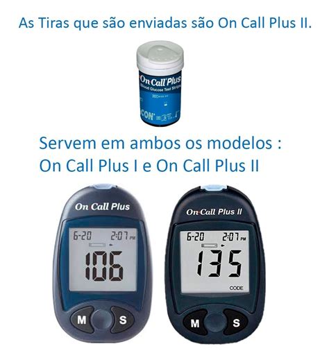 Kit Tiras Para Medir Glicose On Call Plus Parcelamento Sem Juros