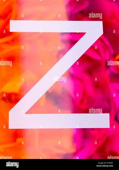 Character Z Alphabet Character Letter Outside Sign Stock Photo Alamy