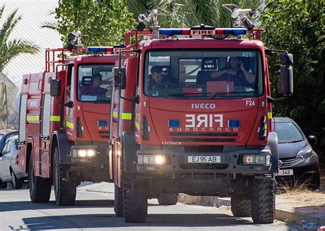 Cyprus Fire Service Fire Service Gets 30 Calls For Help And Tackled